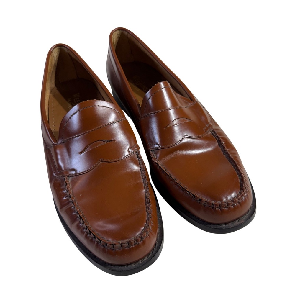 G.H. Bass Weejuns Leather Penny Loafers Mens 10 Brown Handcrafted